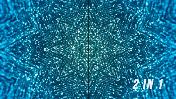 Blue Snowflake - Christmas Abstract Backgrounds