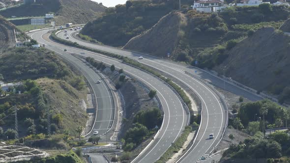 Cars Circulating in a Highway alt