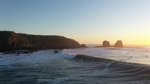 Surf, Epic Sunset, Punta de Lobos, pichilemu, chile.man Surfing sport, beautiful, landscape, waves alt