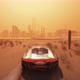 4K fake shooter and racing gameplay. Getting to the city through the desert at sandstorm - VideoHive Item for Sale