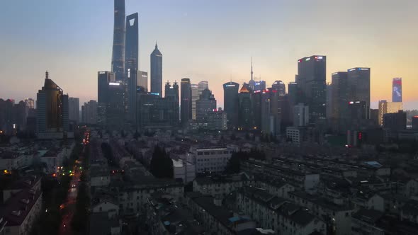 Shanghai Cityscape, Sunset alt