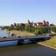 Aerial View of Wawel Castle and Vistula River. Krakow Poland - VideoHive Item for Sale