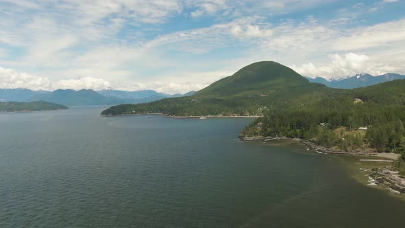 Aerial View of Bowen Island, Stock Footage | VideoHive