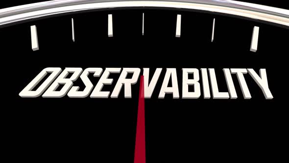 Observability Data Outputs Knowledge Monitor Speedometer Words alt