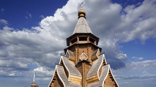 Church of St, Nicholas in Izmailovsky Kremlin, Moscow, Russia