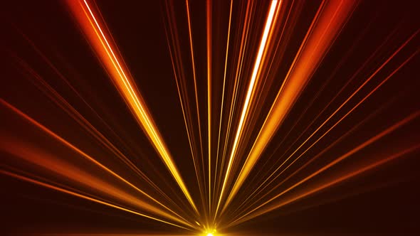Golden Glowing Rays, Motion Graphics | VideoHive