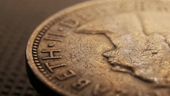 Rotating Old Coin alt