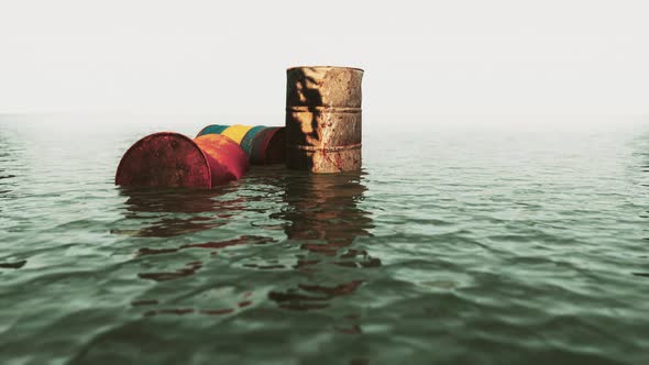 Industrial Oil Waste Left in the Sea alt