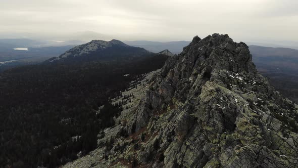 Aerial View of Taganay National Park alt