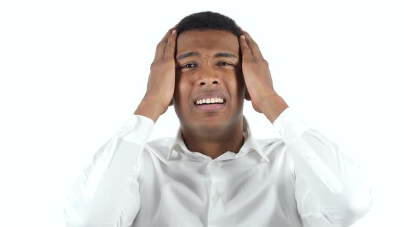 Black Man Reacting to Failure alt