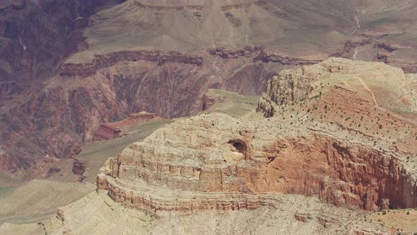Cliffs and valley at Grand Canyon alt