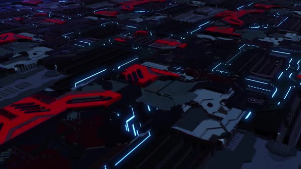Circuit Board Concept Animation