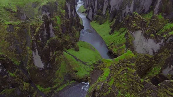 Unique Landscape of Fjadrargljufur in Iceland alt