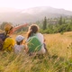 Free Family Looking at Landscape Travel Ukraine - VideoHive Item for Sale