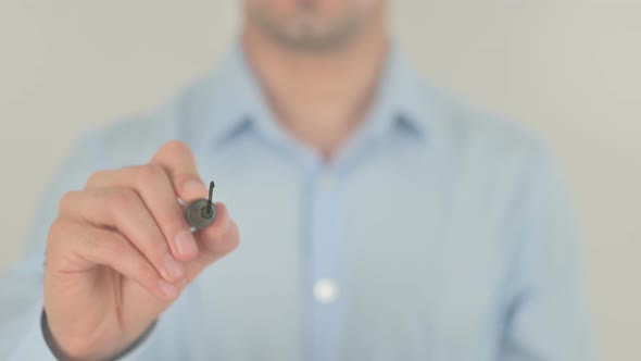 New Year, Writing on Transparent Screen alt