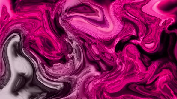 Fluid Art Drawing Abstract Acrylic Texture With Colorful Waves liquid Background Animation alt