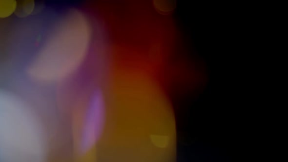 Multicolored Light Leaks  Footage on Black Background Stylizing Video Transitions Bokeh Effect alt