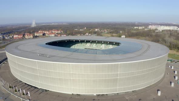 Football Stadium from above