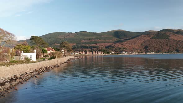 Irish autumn aerial landscape. alt