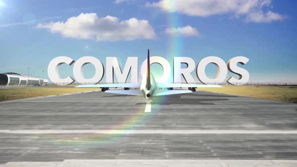 Commercial Airplane Landing Country   Comoros