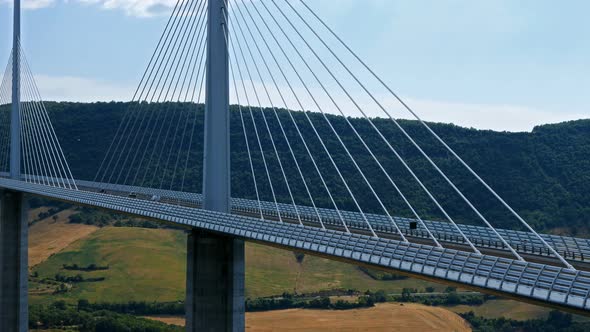 The Millau Viaduct, Aveyron, France alt