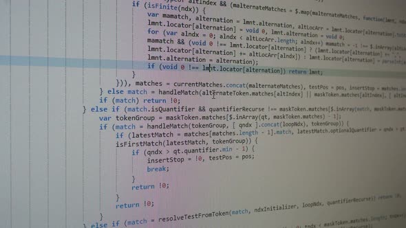Digital Html Code White Background, Stock Footage | VideoHive