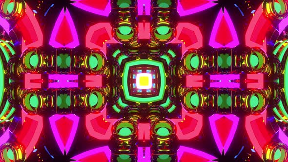 VJ Abstract Kaleidoscope Light Pattern 7