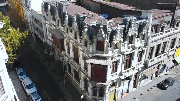 Architecture, Building, Santiago is the capital of Chile (aerial view) alt