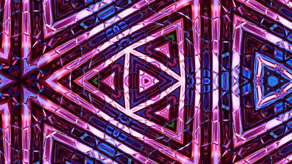 Multicolor Liquid Glass in Kaleidoscopic Structure with Waves alt