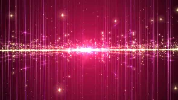 Red Stroked Horizon Depth Loop Background alt