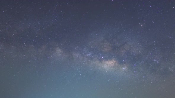 Milky Way Galaxy Time Lapse