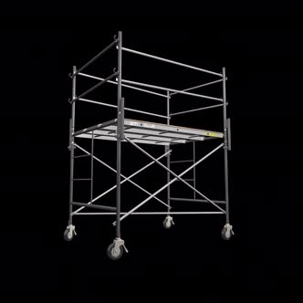 Scaffolding 3d rotate alpha