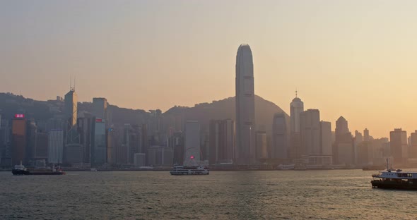 Hong Kong City at Sunset alt