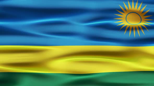 Ruanda Flag Waving alt