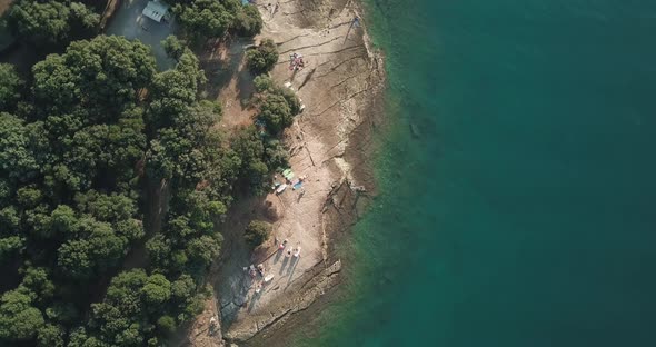 Colorgraded drone footage over croatia beaches and seas.Drone Settings:D-log / sharpening +1 kontr alt