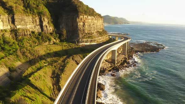 Hovering Over The Sea Cliff Bridge alt