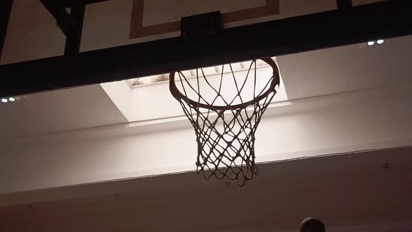 Basketball Hoop Goal Scored