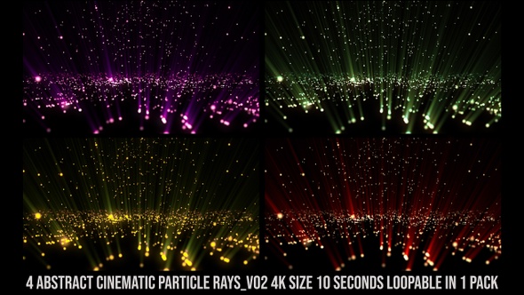 Cinematic Particle Rays Pack V02, Motion Graphics | VideoHive
