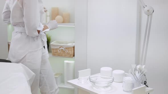 Cosmetology Salon Dermatology Products Woman Hands alt