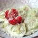 Ravioli with tomato slices and grated parmesan cheese - VideoHive Item for Sale