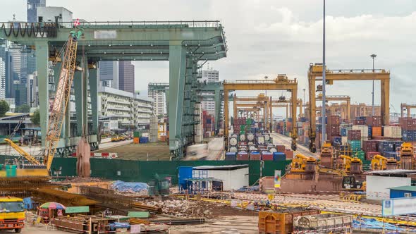 Commercial Port of Singapore Timelapse alt
