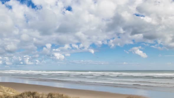 Panoramic View of Ocean Beach Coast alt
