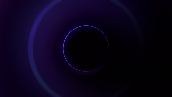 Colorful Pulsing Circles Background