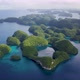 Aerial Footage of a Limestone Islands in Rock Islands Palau - VideoHive Item for Sale