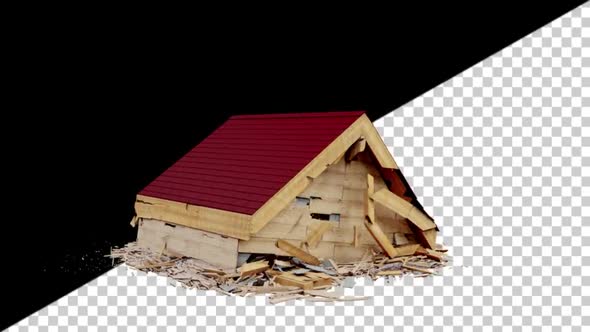 Wooden House Destruction