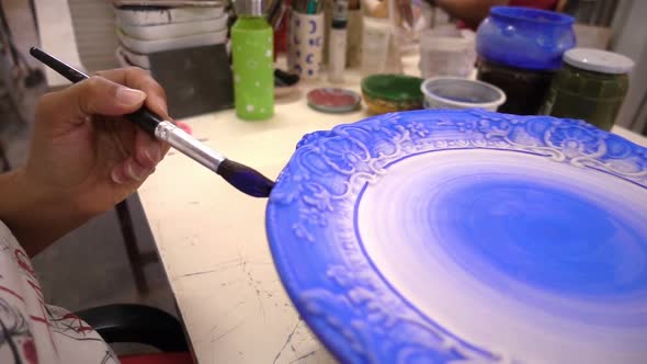 Ceramic Plate Painting