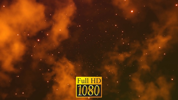 Vj Loop Flight Through The Orange Nebula August 2021 H.264 HD alt