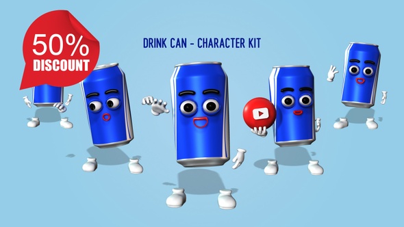 Drink Can - Character Kit
