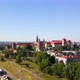 Aerial View of Wawel Castle and Vistula River. Krakow, Poland. - VideoHive Item for Sale