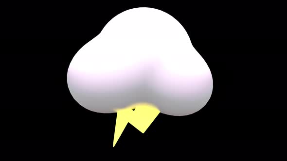 Thunderstorm Cloud Cartoon
